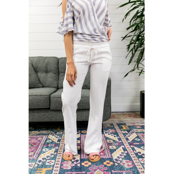 I'm On Vacation Linen Pants 2XL - Picture 4 of 4